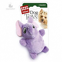 GiGwi (Гигви) игрушка для собак слон с 2-мя пищалками