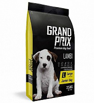 GRAND PRIX Large Junior 2,5 кг сухой корм для щенков собак крупных пород с ягненком