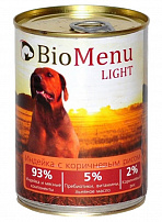 BioMenu light консервы для собак индейка с коричневым рисом 410 г