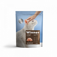 Виннер (Winner) сухой корм для пожилых кошек курица 400 г