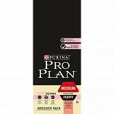 Pro Plan MEDIUM PUPPY SALMON  сухой корм для щенков средних пород с чувствительной кожей с лососем и рисом - 18 кг