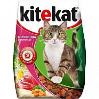 KiteKat сухой корм для кошек телятинка аппетитная 15 кг