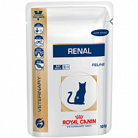 ROYAL CANIN VD RENAL 85 г пауч соус ветеринарная диета для кошек с почечной недостаточностью с курицей 1х12