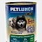 Lunch for pets  консервы  для собак Мясное ассорти с языком, кусочки в желе 400 гр (9 шт)