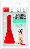 APICENNA ПРАЗИЦИД-КОМПЛЕКС 1 пипетка по 4 мл капли на холку для щенков и собак от 20 кг до 40 кг