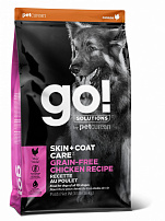 ГО! (GO!) skin + coat grain free chicken recipe df беззерновой для собак всех возрастов с цельной курицей 1,59 кг ГО! (GO!) skin + coat grain free chicken recipe df беззерновой для собак всех возрастов с цельной курицей 1,59 кг