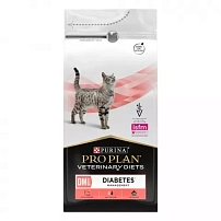 Pro Plan Veterinary Diets DM Diabetes Management корм для кошек при диабете, 1,5 кг