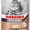 1263/326 Morando Professional Консервированный корм для кошек паштет с кроликом, 400г, жб *24
