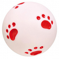 Trixie (Трикси) игрушка для собак "Мяч След" винил 10 см