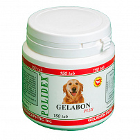 Полидекс (Polidex) Gelabon plus Гелабон плюс проф-ка и лечение заболеваний суставов у щенков и собак 150 таб