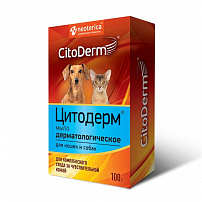 ЦИТОДЕРМ 100 г мыло дерматологическое для кошек и собак 1x35 ЦИТОДЕРМ 100 г мыло дерматологическое для кошек и собак 1x35