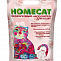 HOMECAT Роза 12,5 л силикагелевый наполнитель для кошачьих туалетов с ароматом розы