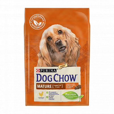 DOG CHOW "Mature Adult" сухой 2,5 кг для взрослых собак старше 5 лет Ягненок DOG CHOW "Mature Adult" сухой 2,5 кг для взрослых собак старше 5 лет Ягненок