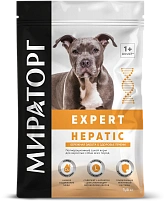 МИРАТОРГ Expert Hepatic 1,5 кг сухой корм для взрослых собак всех пород бережная забота о здоровье печени 
