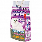 Pussy-Cat 4,5 л комкующийся (фиолетовый) наполнитель для кошачьих туалетов 1х3шт