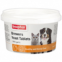 BEAPHAR Brewers 250 таблеток витамины для кошек и собак из пивных дрожжей с чесноком