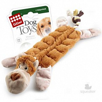 GiGwi (Гигви) игрушка для собак обезьяна с 19-тью пищалками