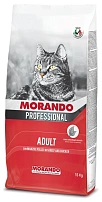 10526/289 Morando Professional Gatto Сухой корм для взрослых кошек с говядиной и курицей, 15 кг