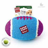 GiGwi (Гигви) игрушка для собак большой регби - мяч с пищалкой 26 см