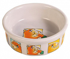 Trixie (Трикси) миска для Свинки керамическая с рисунком 11,5 см по 0,3 л 