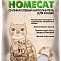 HOMECAT Стандарт 12,5 л силикагелевый наполнитель для кошачьих туалетов без запаха