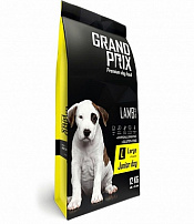 GRAND PRIX Large Junior 12 кг сухой корм для щенков собак крупных пород с ягненком