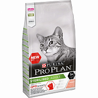 PRO PLAN "Sterilised/Senses" сухой 3 кг для стерил. кошек для поддержания органов чувств Лосось (1х4)