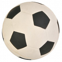 Trixie (Трикси) игрушка для собак "Мяч футбольный", мягкая резина 7 см