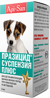 Празицид - суспензия антигельминт для щенков мелких пород 6 мл на 6 кг