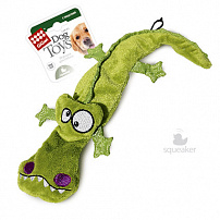 GiGwi (Гигви) игрушка для собак крокодил с 4-мя пищалками