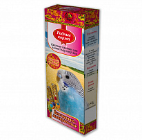 РОДНЫЕ КОРМА 45г х 2шт зерновая палочка для попугаев с витаминами и минералами