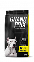 GRAND PRIX Large Adult 12 кг сухой корм для взрослых собак крупных пород с ягненком