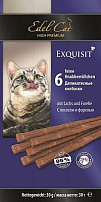 EDEL CAT 6 шт лакомство для кошек колбаски с лососем и форелью
