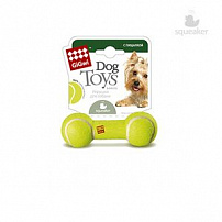 GiGwi (Гигви) игрушка для собак гантель с пищалкой малая 13 см