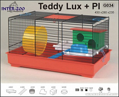 INTER-ZOO клетка для грызунов teddy lux комплект 43 * 28 * 23,5 см