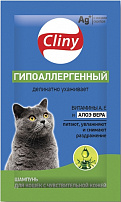 CLINY 10 мл гипоаллергенный шампунь для кошек 1х80